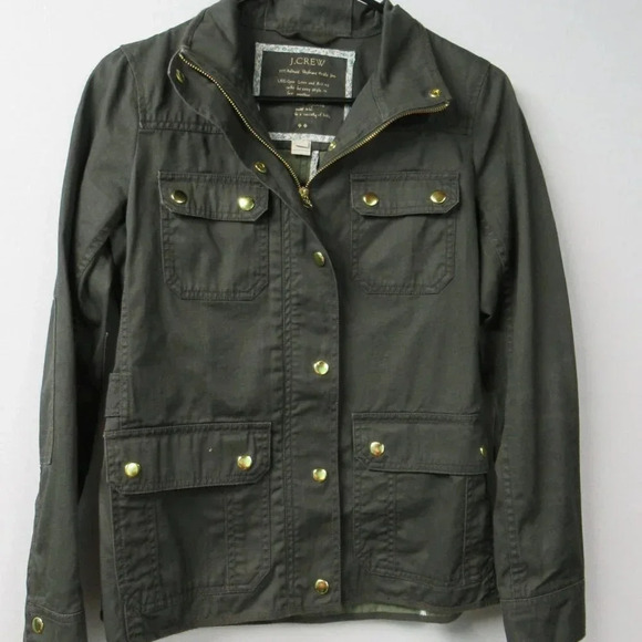 J. Crew Jackets & Blazers - J. Crew Relaxed Boyfriend Field Jacket Dark Green Size XS